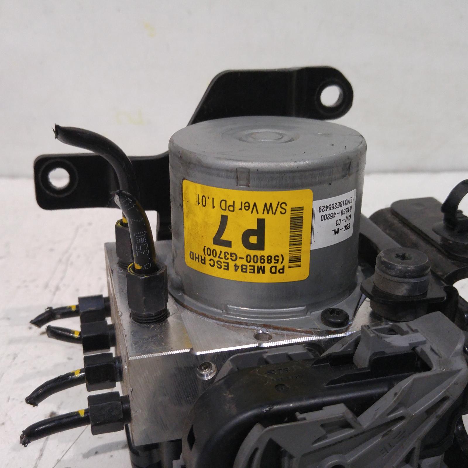 I30 Abs Pump/modulator 2017-2020 p/n 58900g3700,pd,03/17- 00013861 #324199