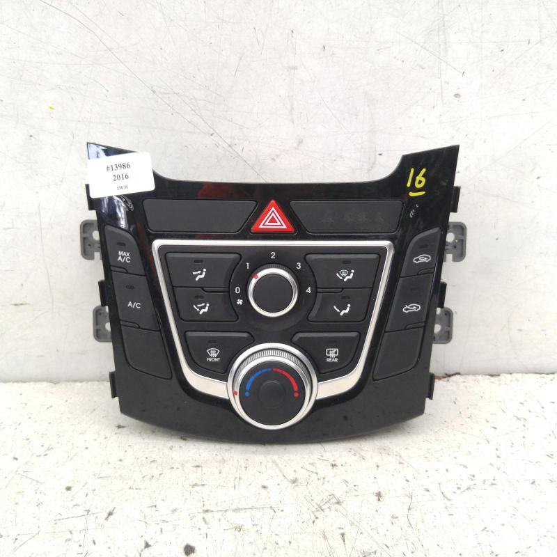 heater/aircon controls