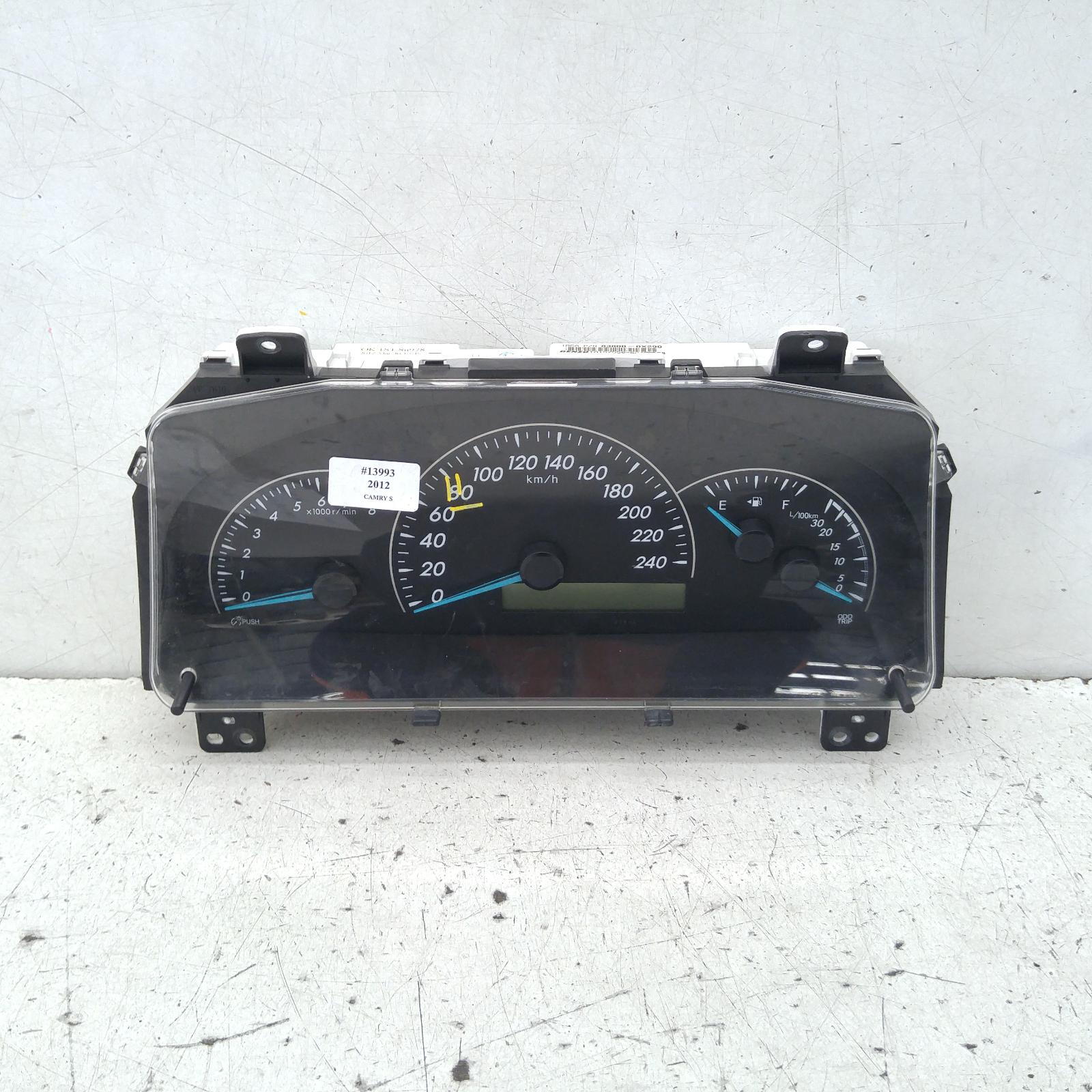 Camry Instrument Cluster 2011-2015 instrument cluster,2.5,2ar-fe,asv50,12/11-05/15 00013993 #327864