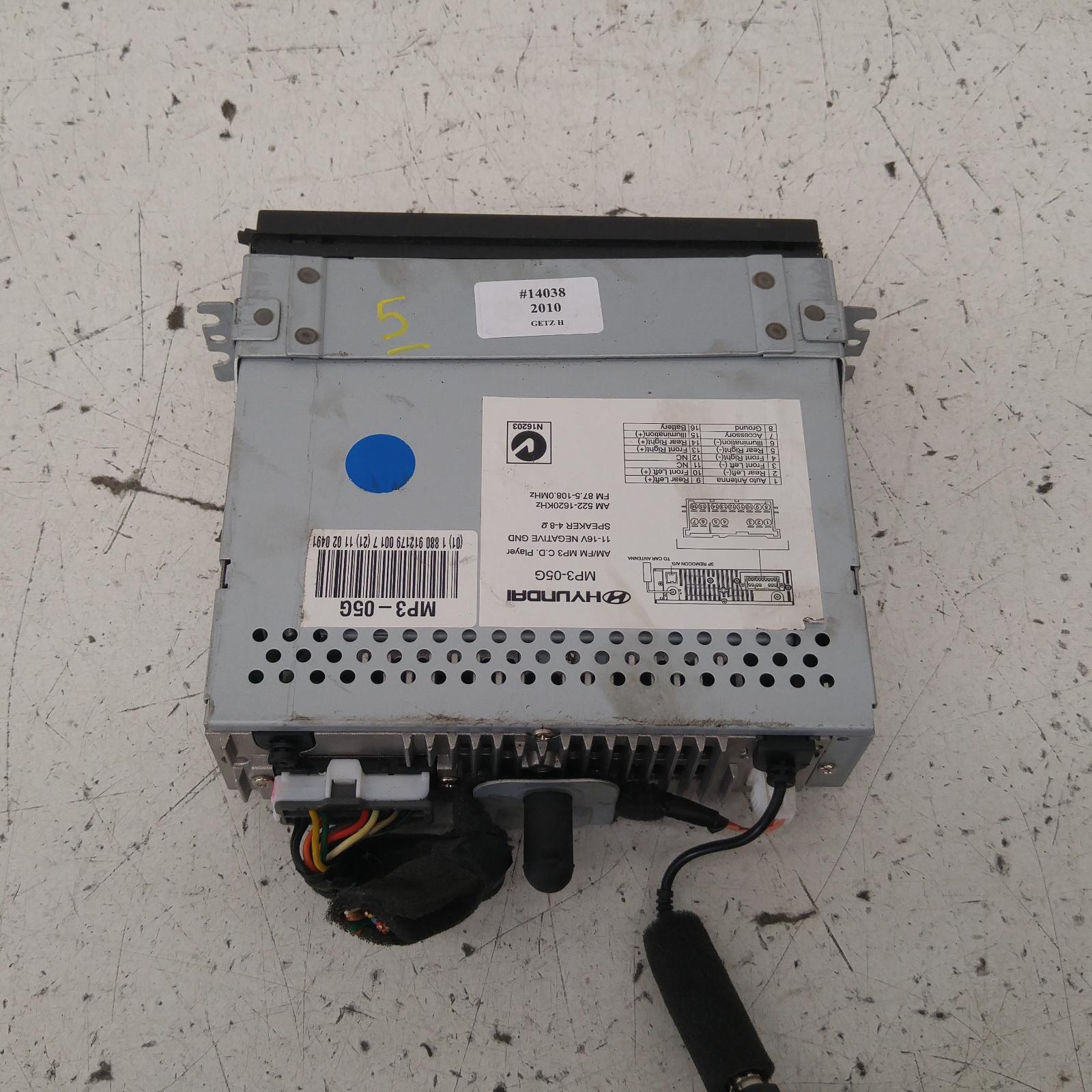 Getz Heater/aircon Controls 2005-2011 tb,10/05-09/11 00014038 #328835