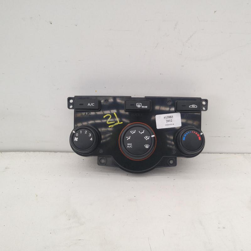 heater/aircon controls