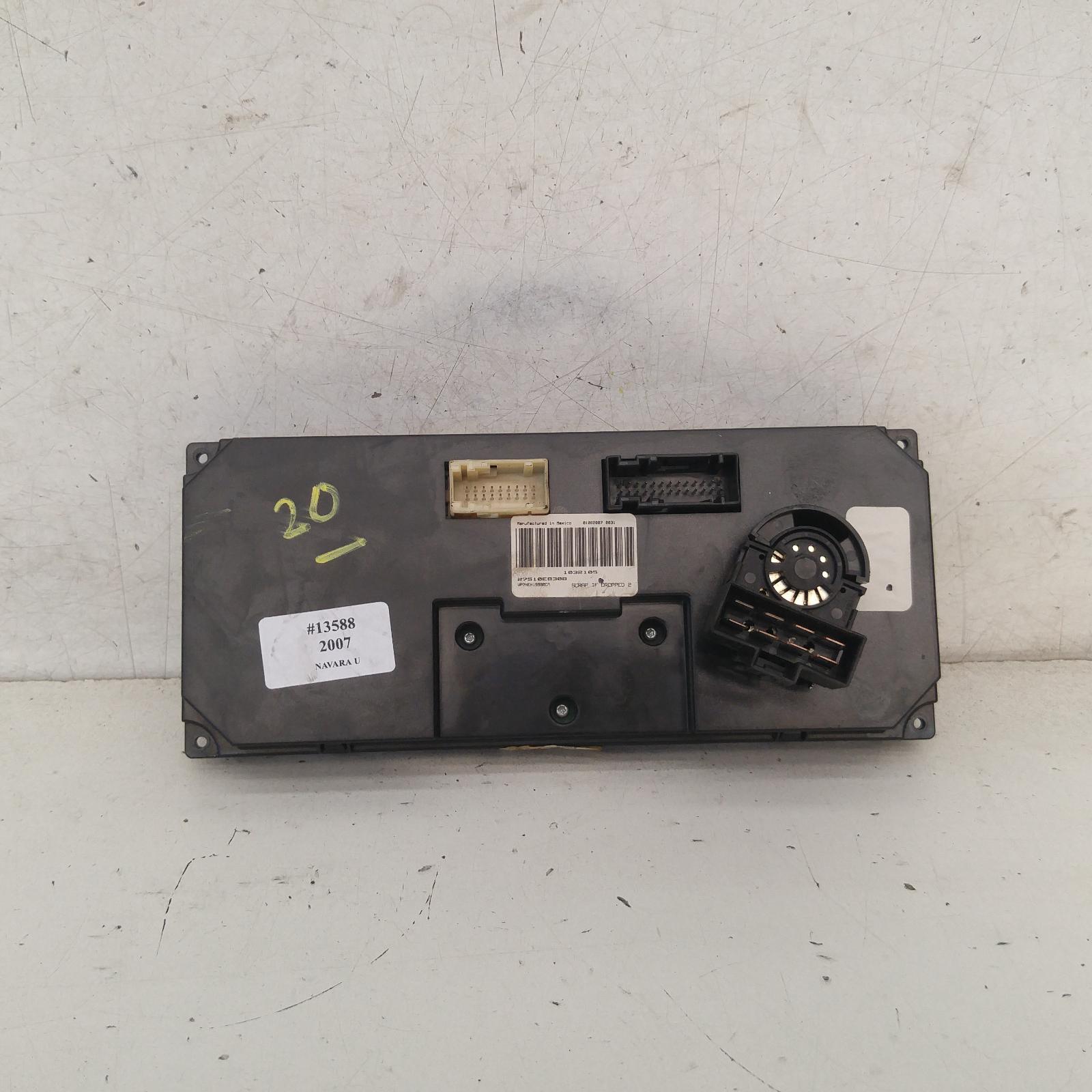 Navara Heater/aircon Controls 2005-2015 d40 (vin vsk),standard type,09/05-08/15 00013588 #332468