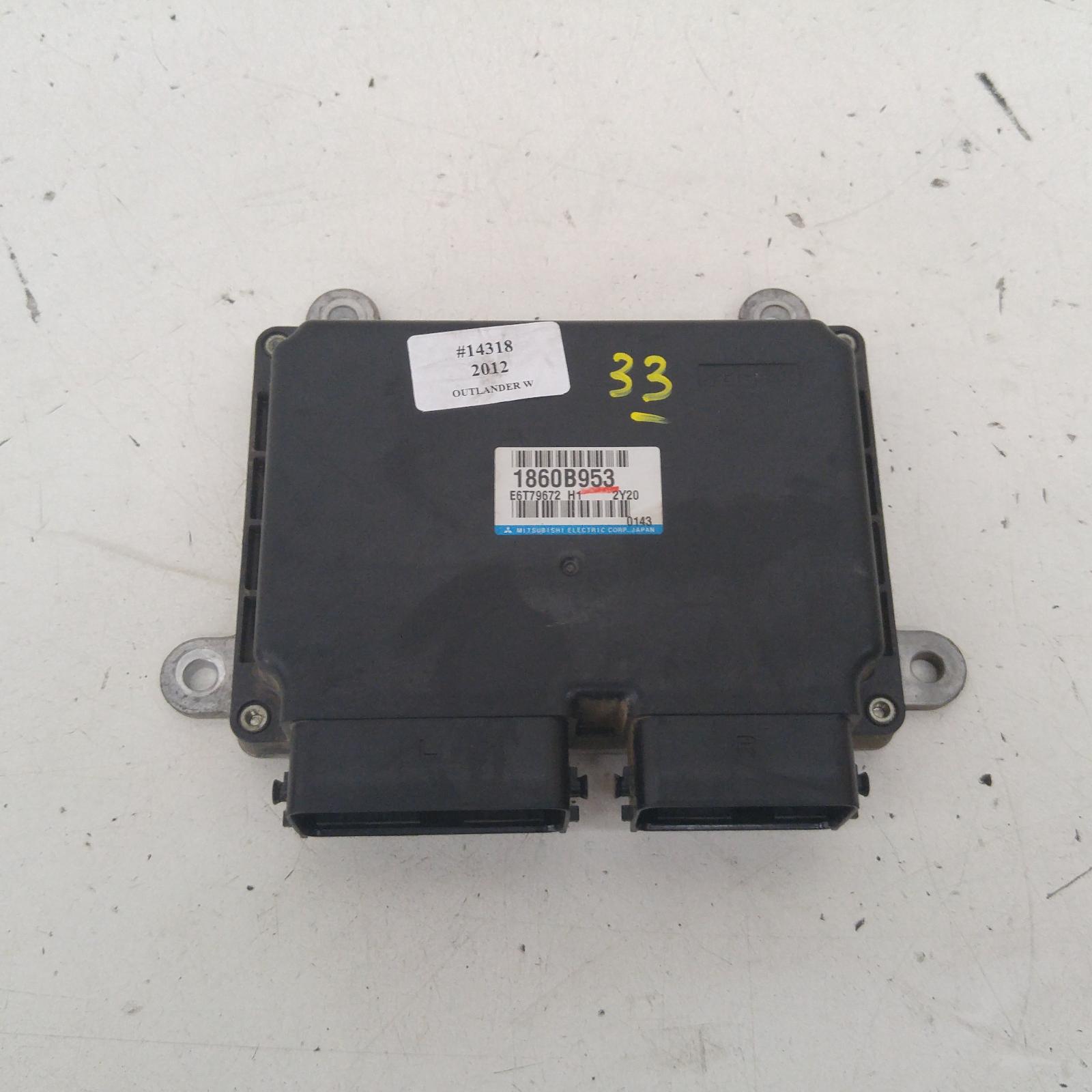 Outlander Ecu 2012-2021 engine ecu,2.4,petrol,auto t/m,ecu only,zj-zl,10/12- 00014318 #333758