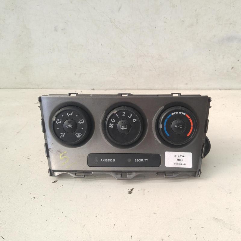 heater/aircon controls