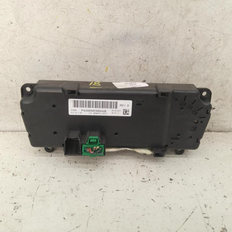 heater/aircon controls