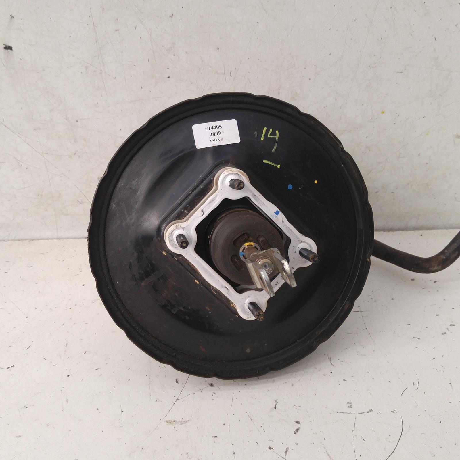 338665, Used brake booster for 2009 dmax ra, p/n f01g0610fj, 10/0805/12