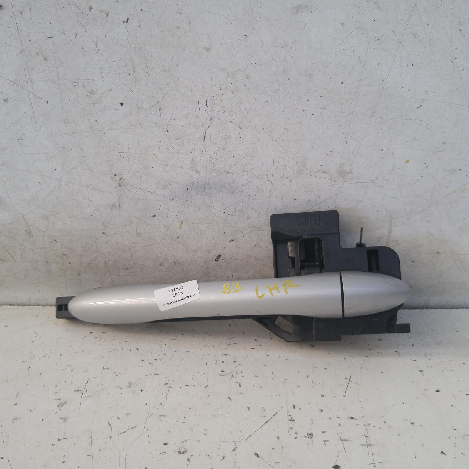 Carnival/Grand Carnival Door Handle 2015-2020 outer,lh rear,non keyless entry,yp,02/15-10/20 00011532 #339811