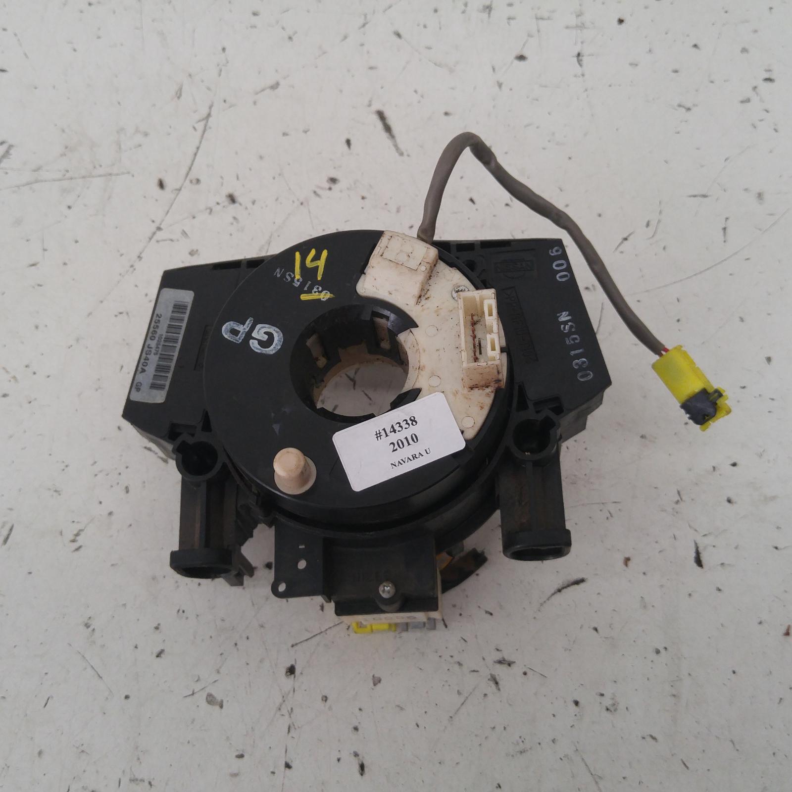 340105, Used airbag module/sensor for 2010 navara d40, clockspring, 8
