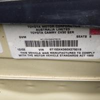 Toyota 2002 ~ 2004 Camry