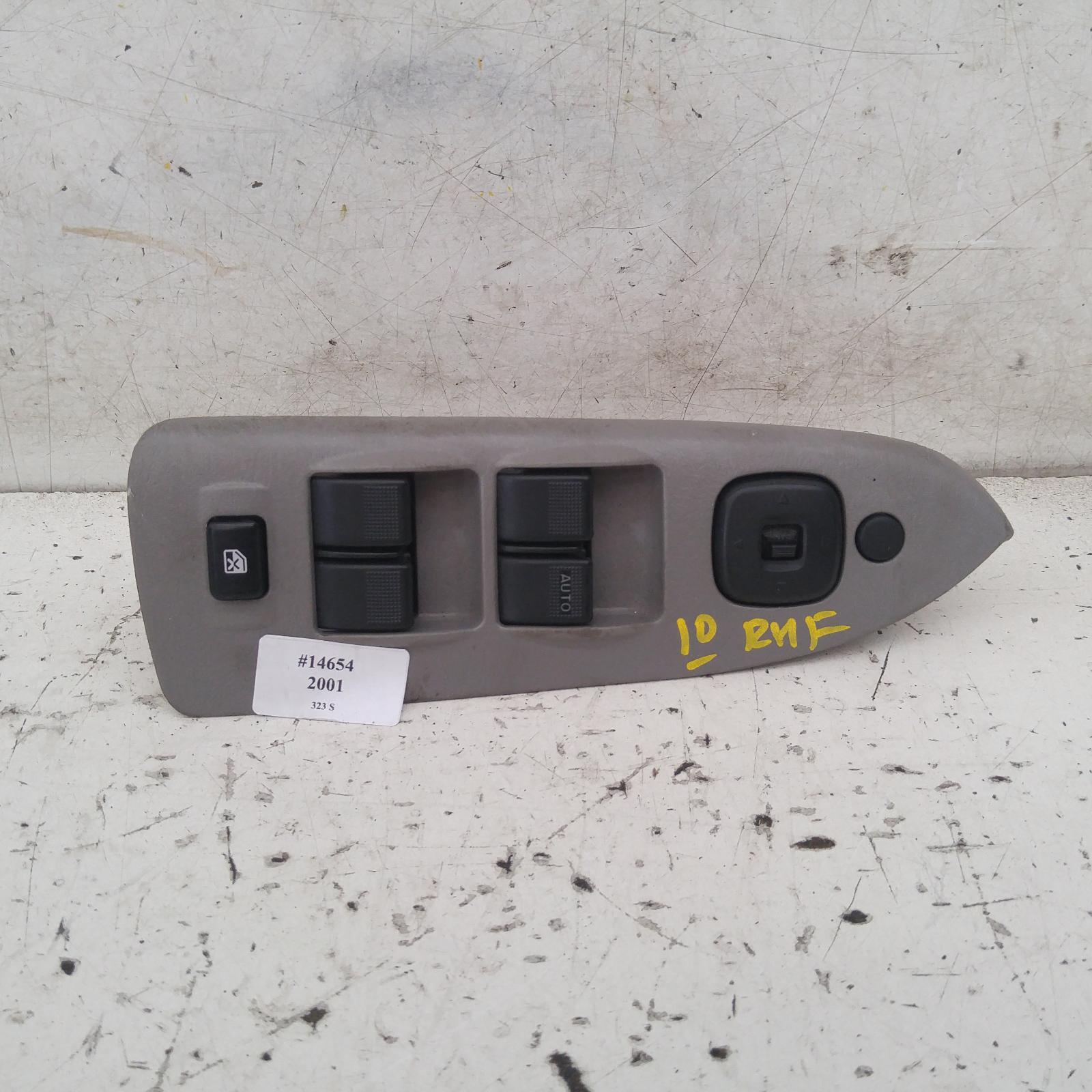 346405, Used power door window switch for 2001 323| rh front