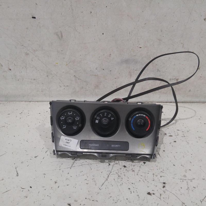 heater/aircon controls