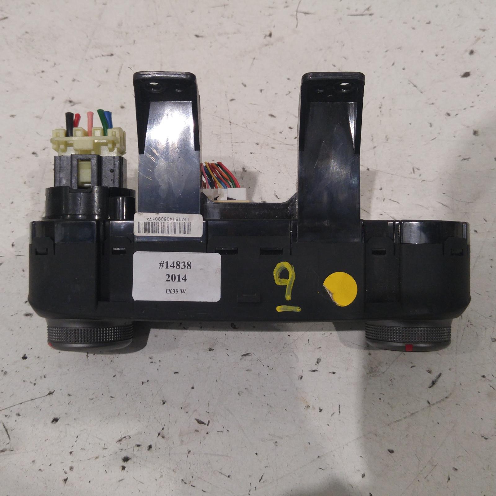 Ix35 Heater/aircon Controls 2009-2016 lm series,standard type (2 buttons on top),11/09-09/13 00014838 #350057