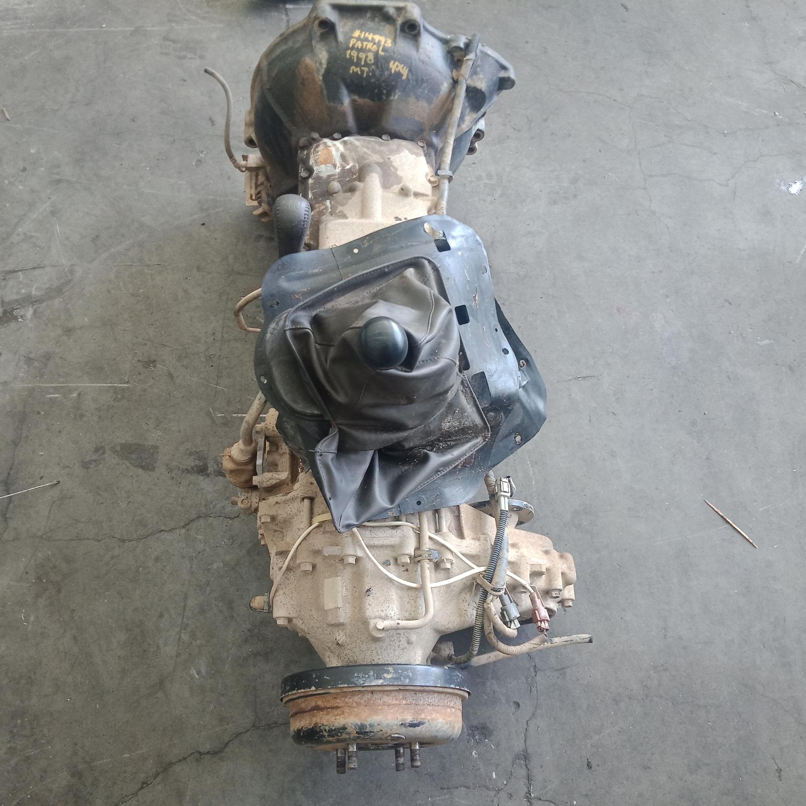 355124, Used transmission/gearbox for 1998 patrol petrol, 4.5, tb45
