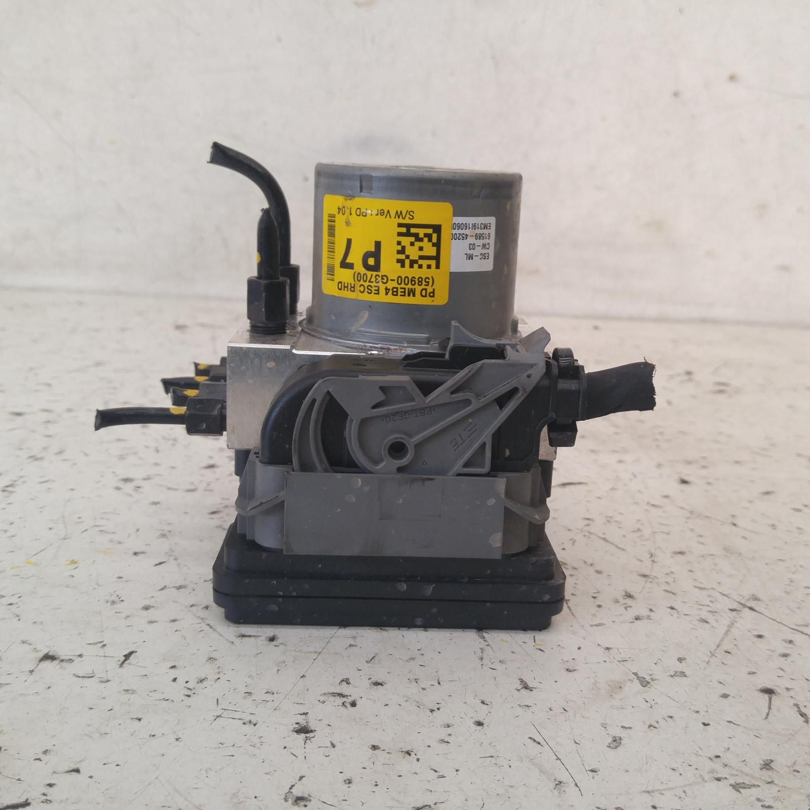 I30 Abs Pump/modulator 2017-2020 p/n 58900g3700,pd,03/17- 00014941 #355388