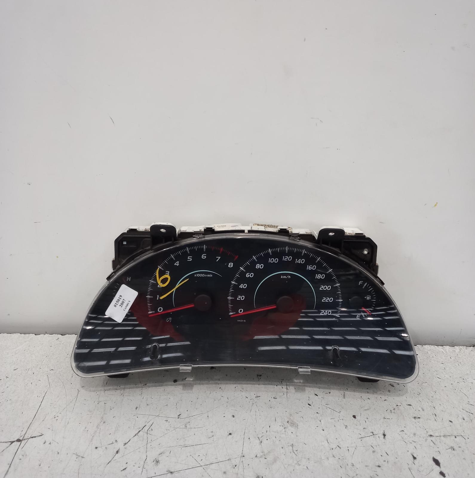 Camry Instrument Cluster 2006-2009 instrument cluster,altise,auto/manual t/m,acv40,06/06-06/09 00015019 #357443