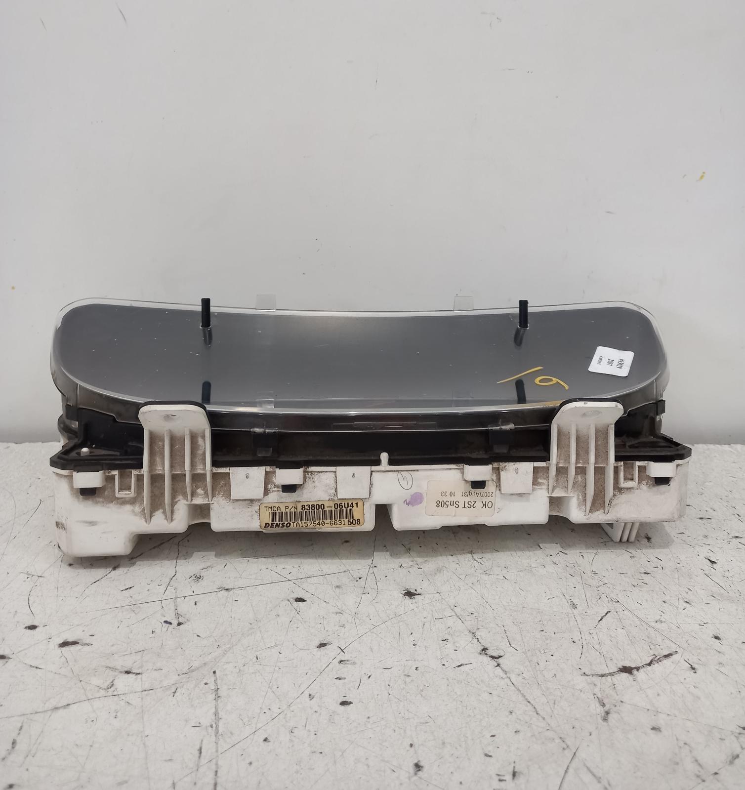 Camry Instrument Cluster 2006-2009 instrument cluster,altise,auto/manual t/m,acv40,06/06-06/09 00015019 #357443