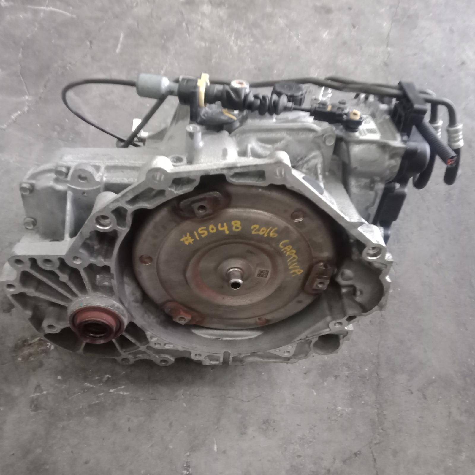 357610, Used transmission/gearbox for 2016 captiva auto, fwd, petrol