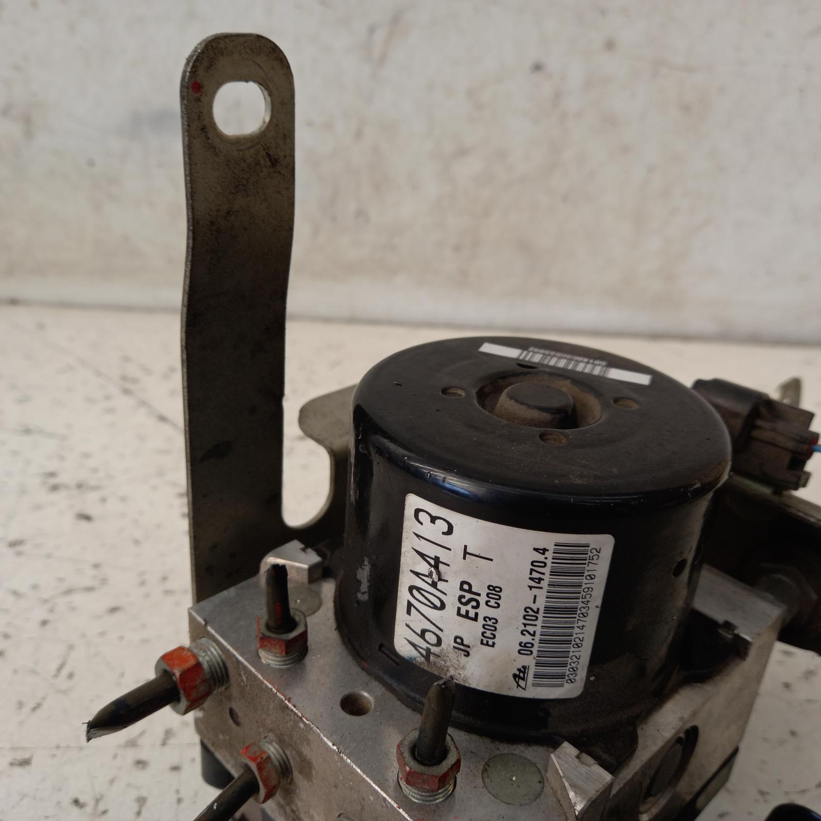 362657, Used abs pump/modulator for 2009 lancer cj, p/n 4670a413, 07/