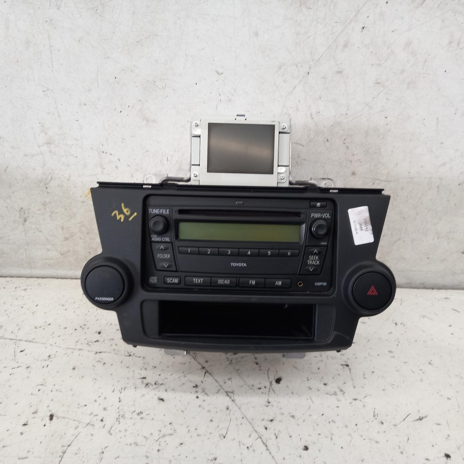Result Stereo/head Unit for Toyota KlugerAus Auto Parts(1011)