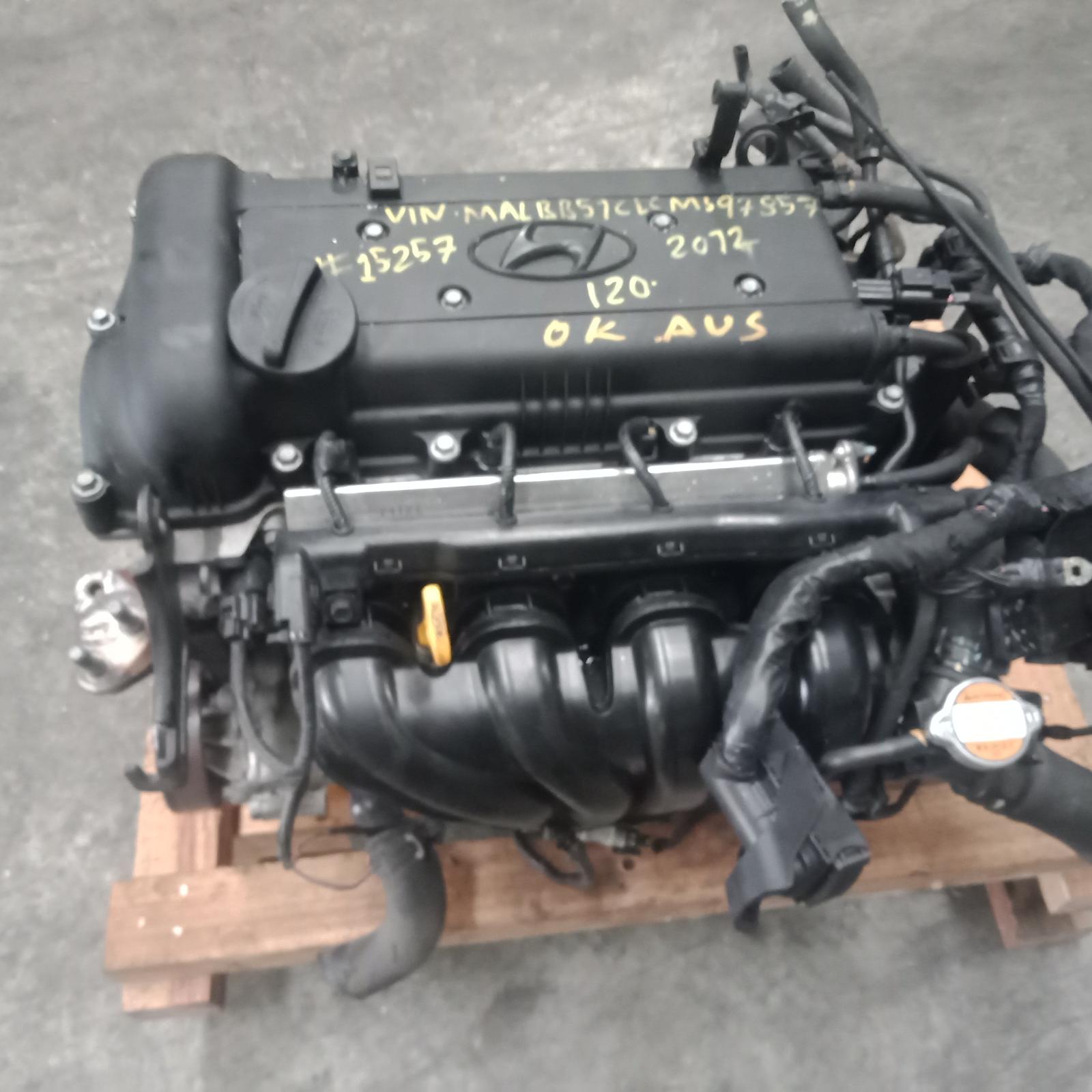 363841, Used engine for 2012 i20 petrol, 1.4, g4fa, pb, 07/1012/15