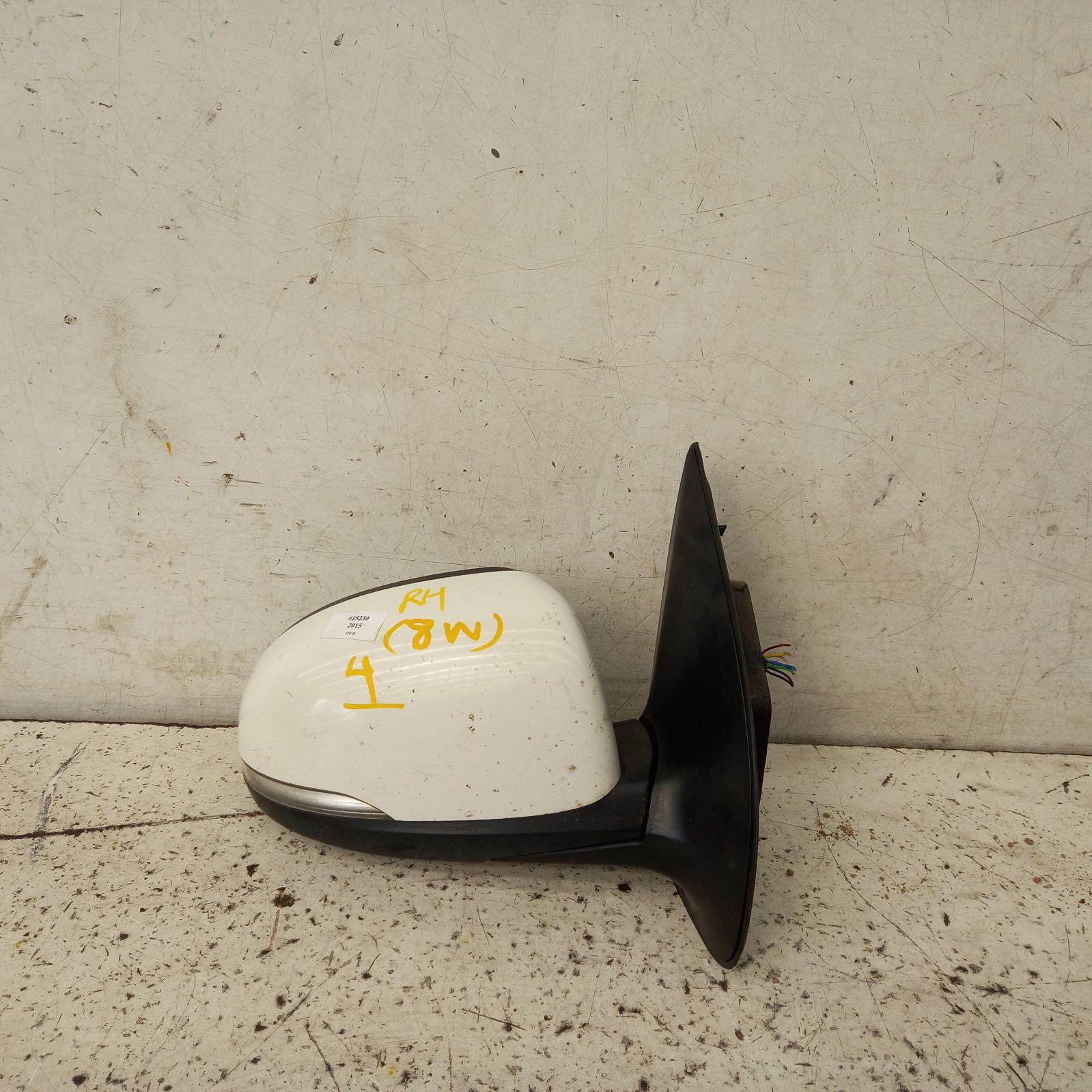 I20 Door Mirror Right 2012-2015 pb,power folding,w/ flasher type,03/12-12/15 00015230 #364043