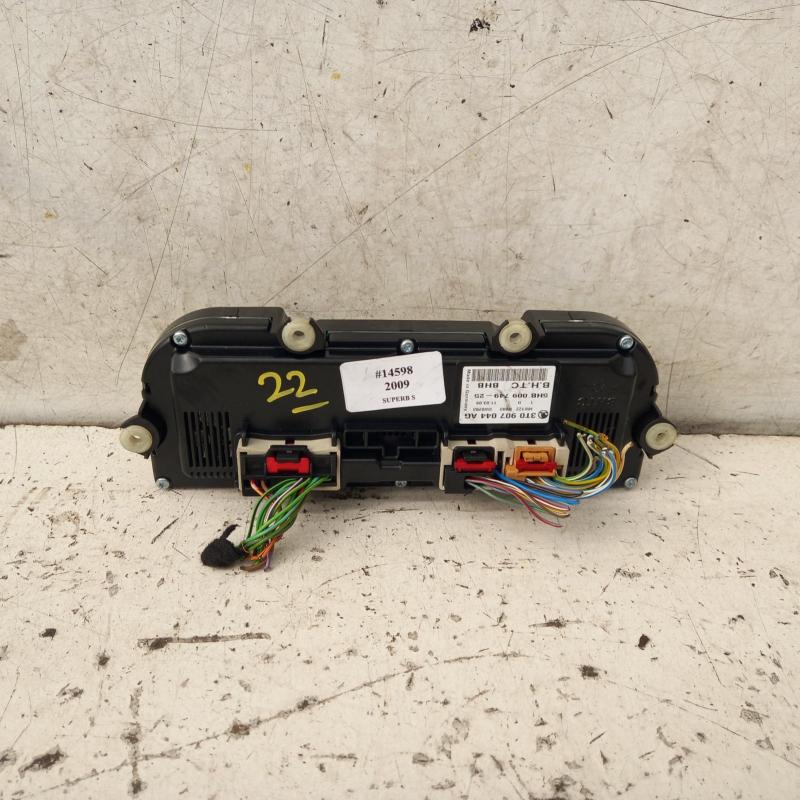 heater/aircon controls