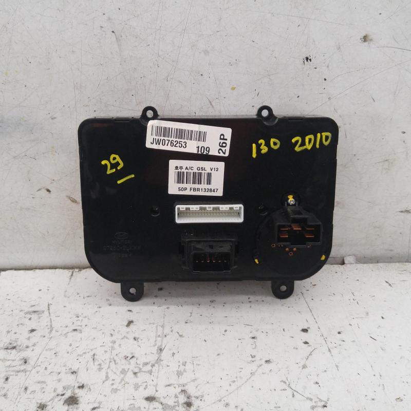 heater/aircon controls