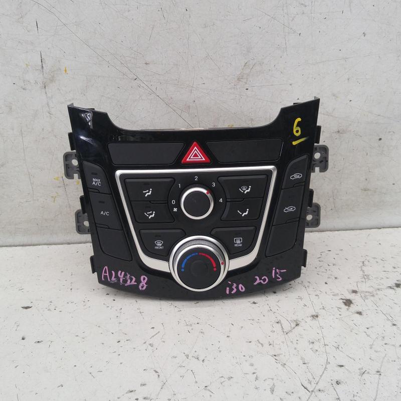 heater/aircon controls