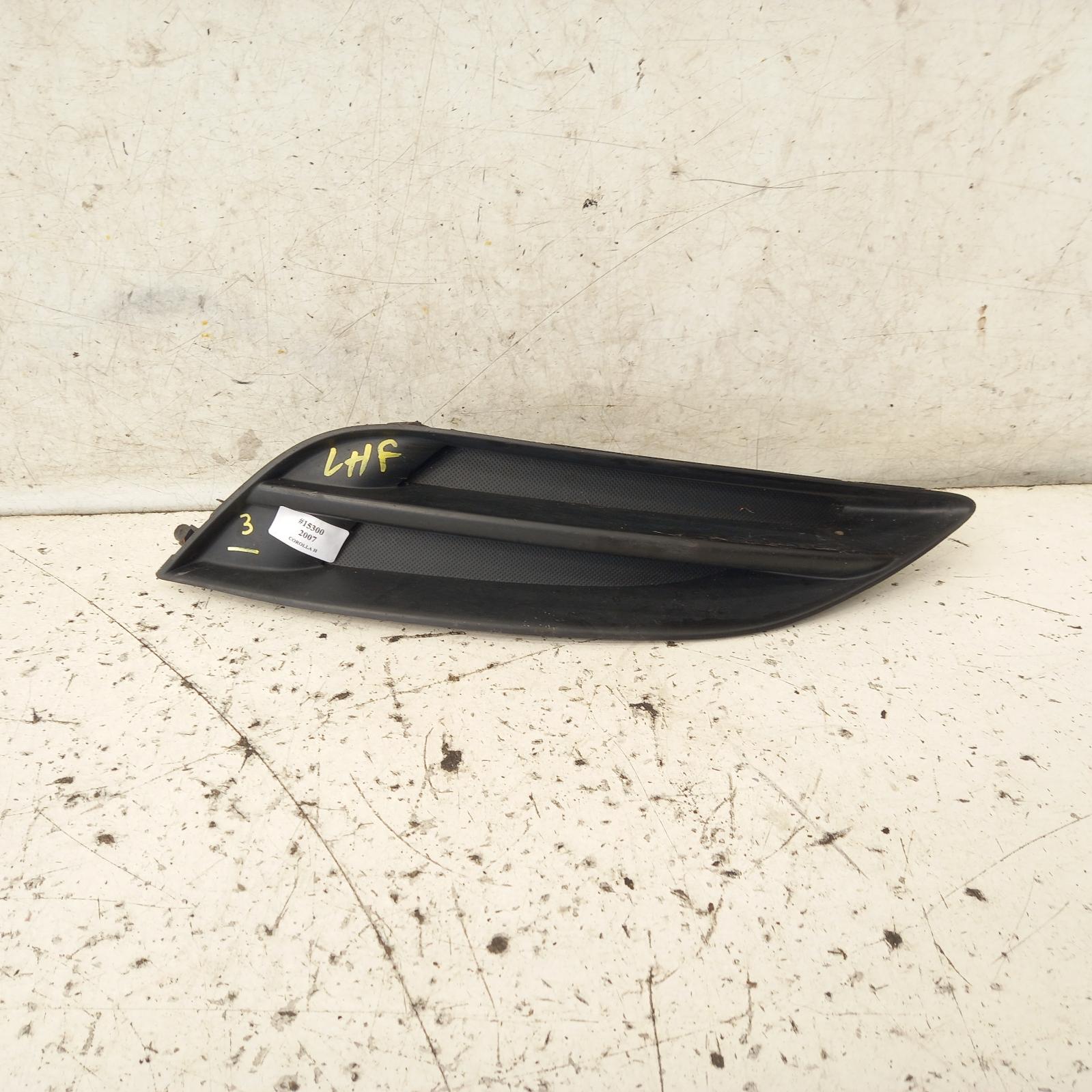 Corolla Grille 2007-2009 bumper grille (lh side),zre152r,hatch,non foglamp type,03/07-10/09 00015300 #366319