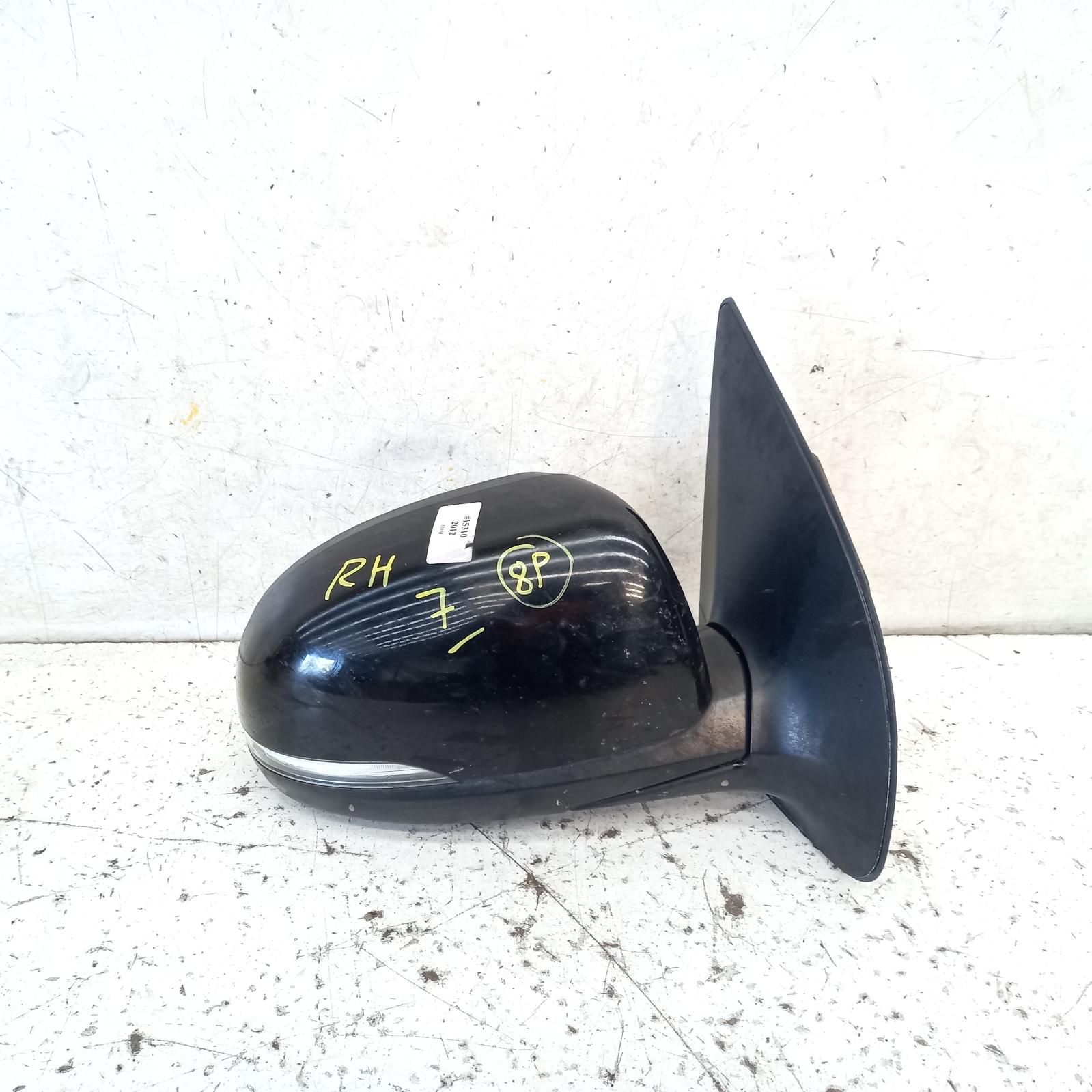 I20 Door Mirror Right 2012-2015 pb,power folding,w/ flasher type,03/12-12/15 00015310 #366979