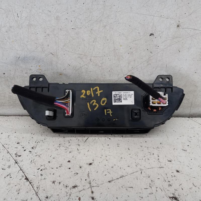 heater/aircon controls