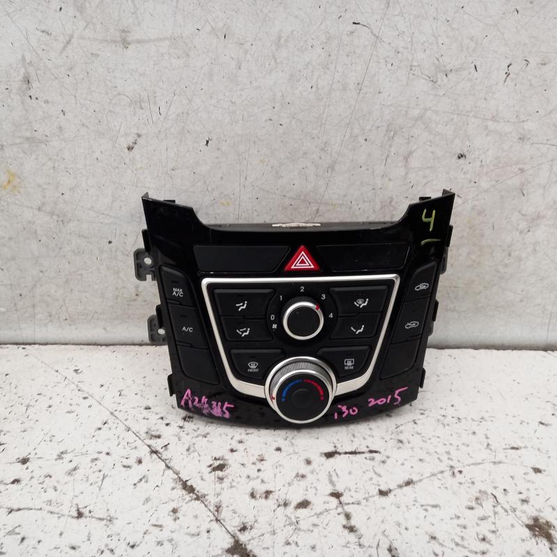 heater/aircon controls