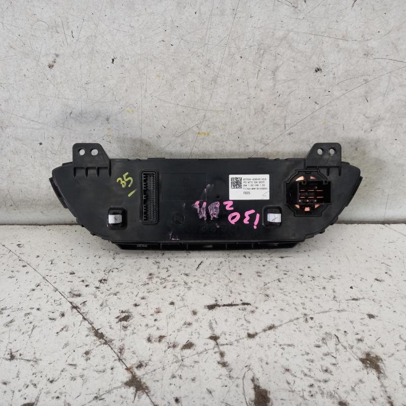 heater/aircon controls