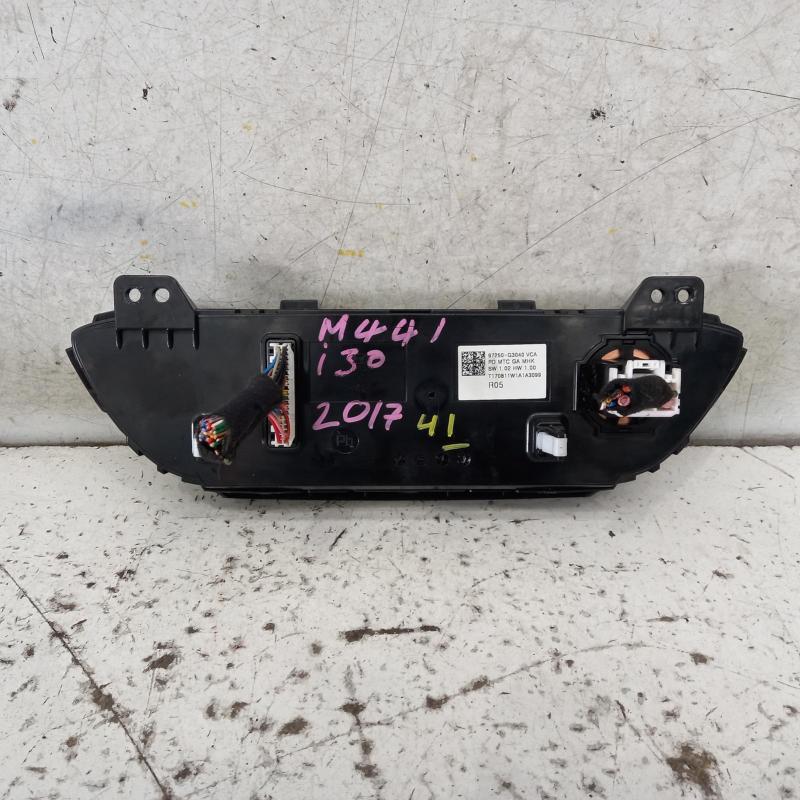 heater/aircon controls