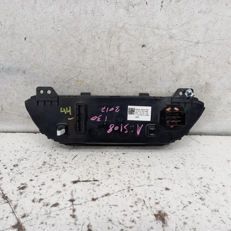 heater/aircon controls