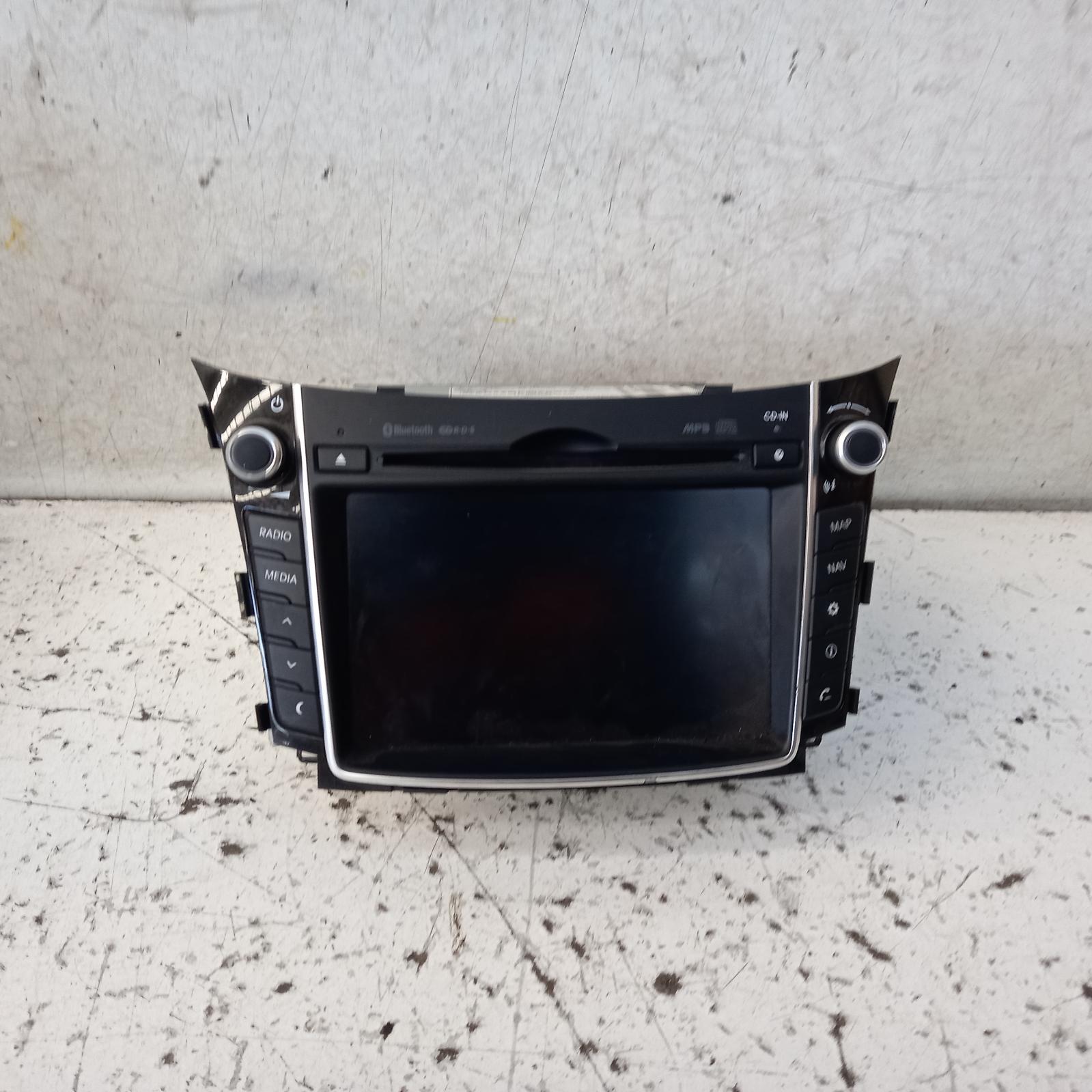 I30 Stereo/head Unit 2012-2017 7 in touchscreen,w/ sat nav,phone controls,mp3,bluetooth,gd,03/12-02/17 00015355 #369957