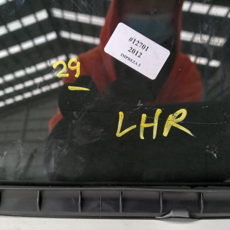 quarter door glass rear left