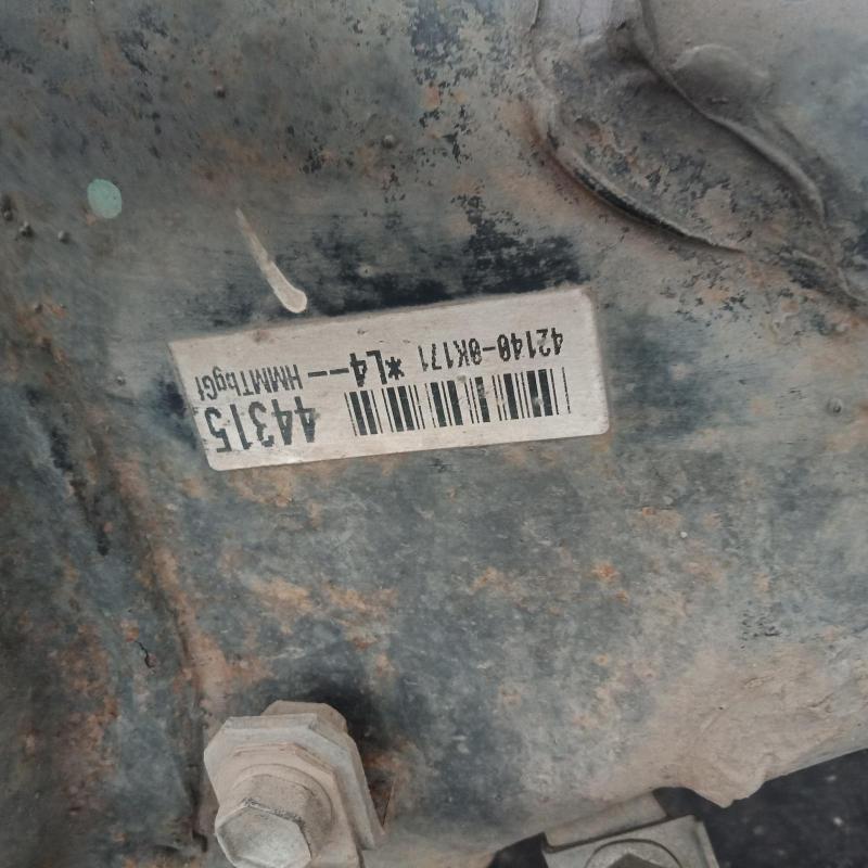 differential assembly rear