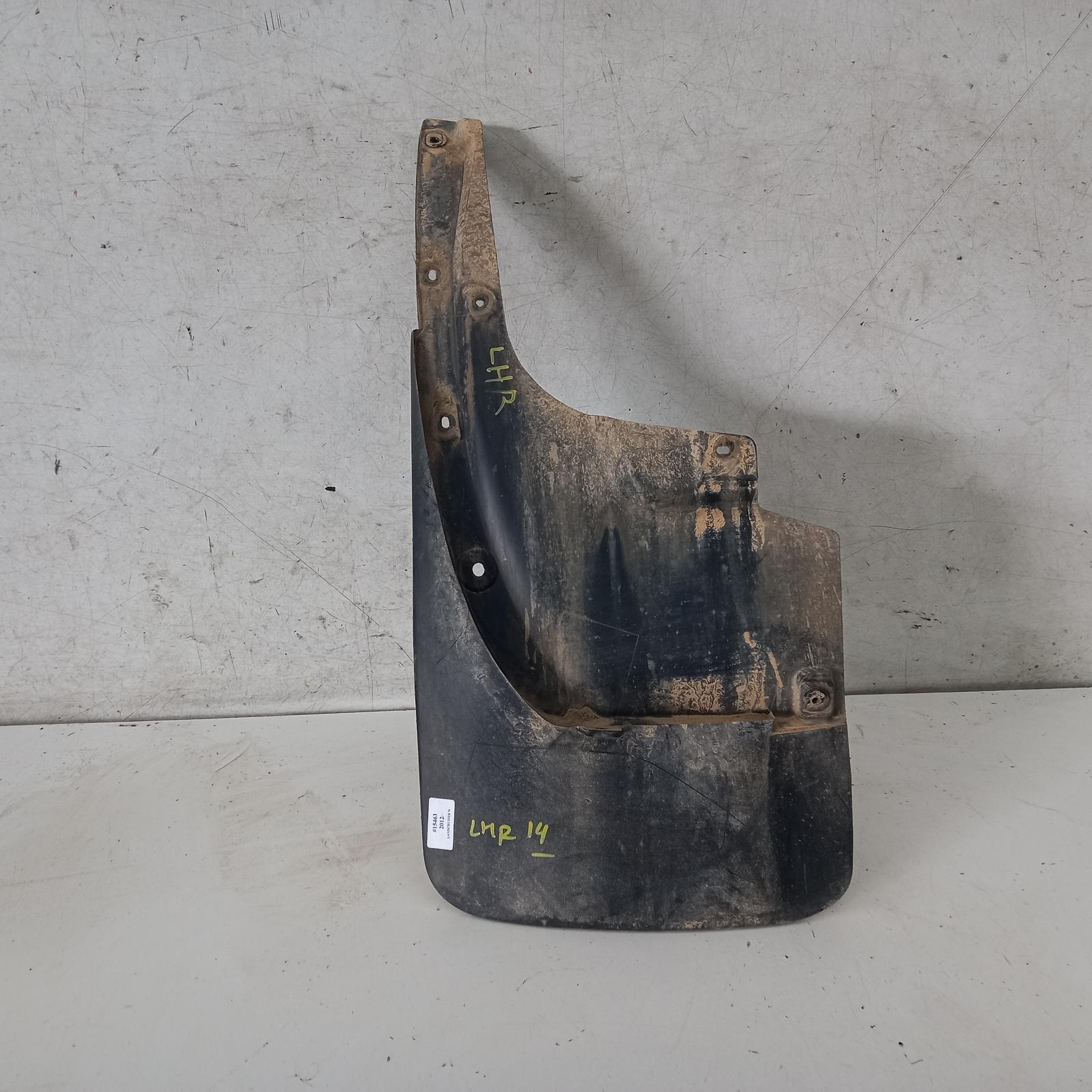 374391, Used mud flaps for 2012 landcruiser 200 series, lh rear, 11/07