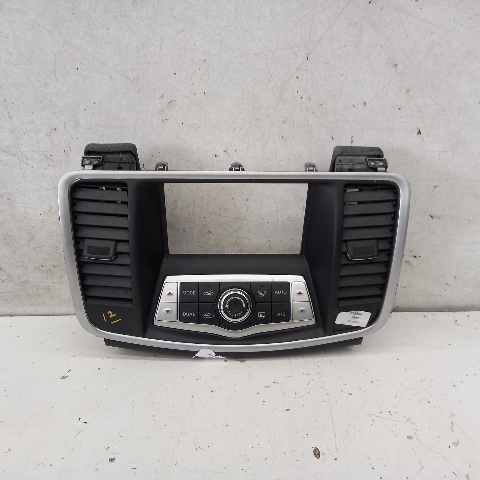 Maxima Heater/aircon Controls 2009-2014 j32,climate control type,06/09-09/14 00015504 #377125