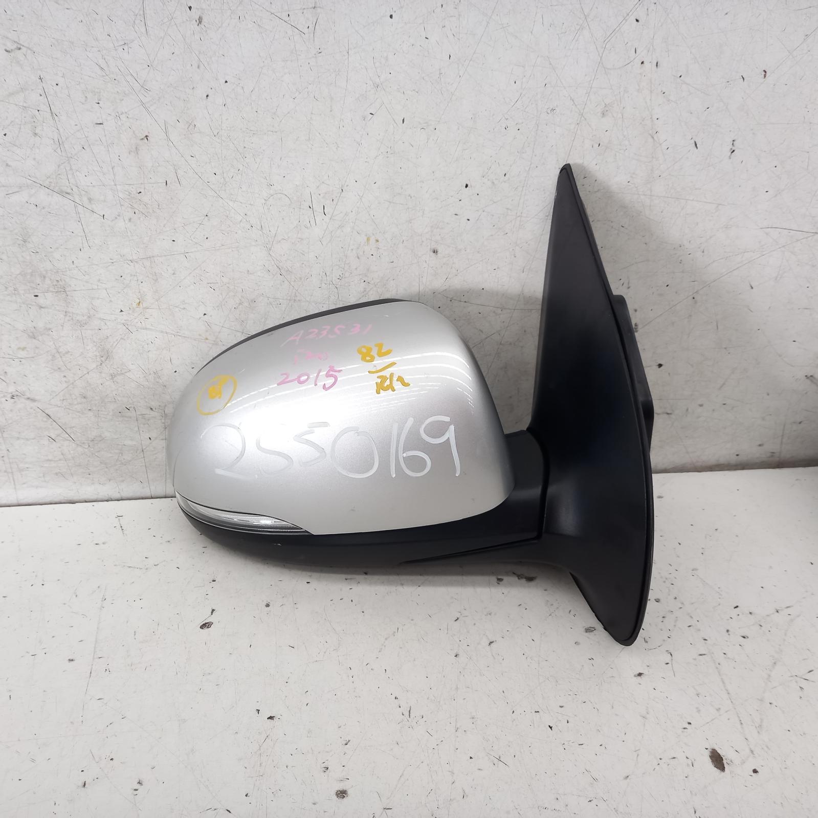 I20 Door Mirror Right 2012-2015 pb,power folding,w/ flasher type,03/12-12/15 partwh #378875