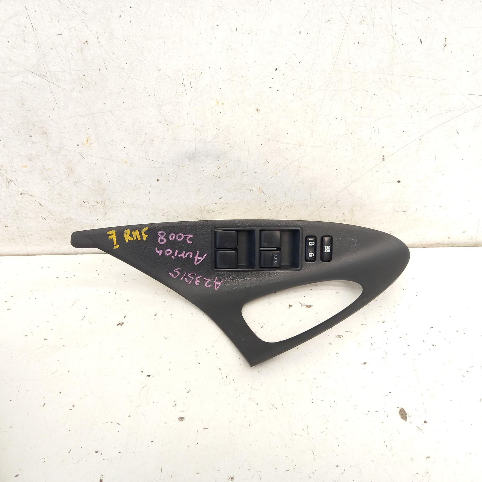 Aurion Power Door Window Switch 2006-2012 rh front (master switch),gsv40r,10/06-03/12 partwh #379471