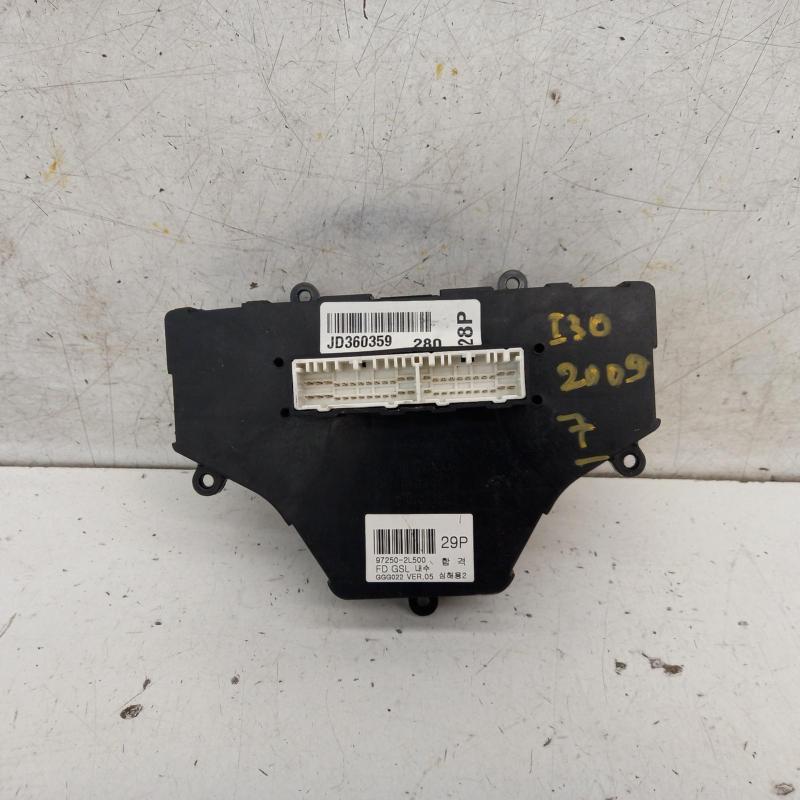 heater/aircon controls