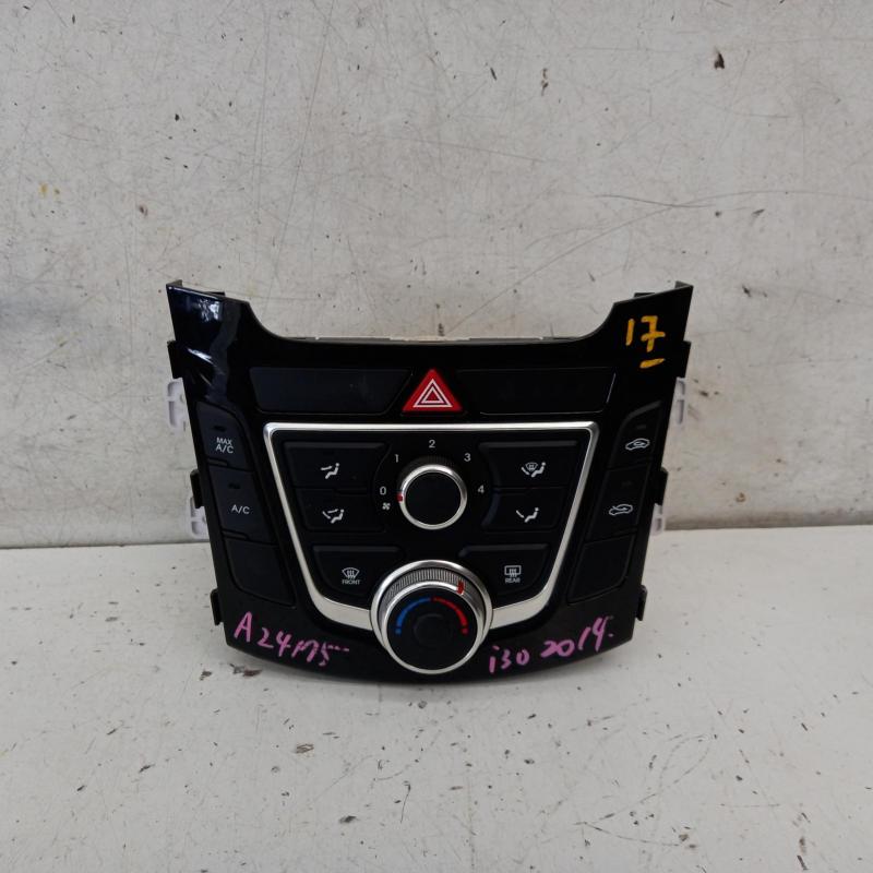 heater/aircon controls