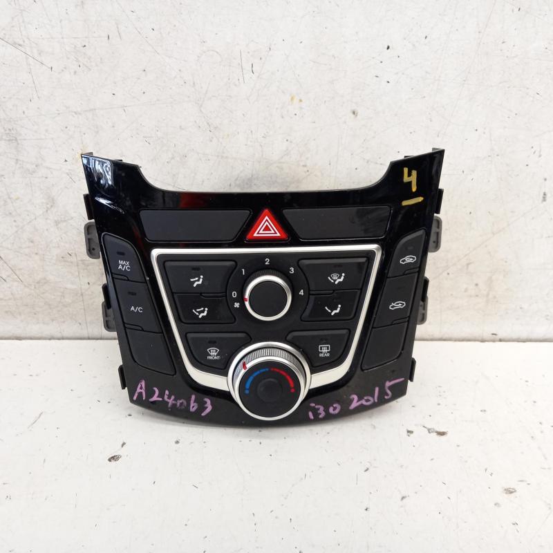 heater/aircon controls