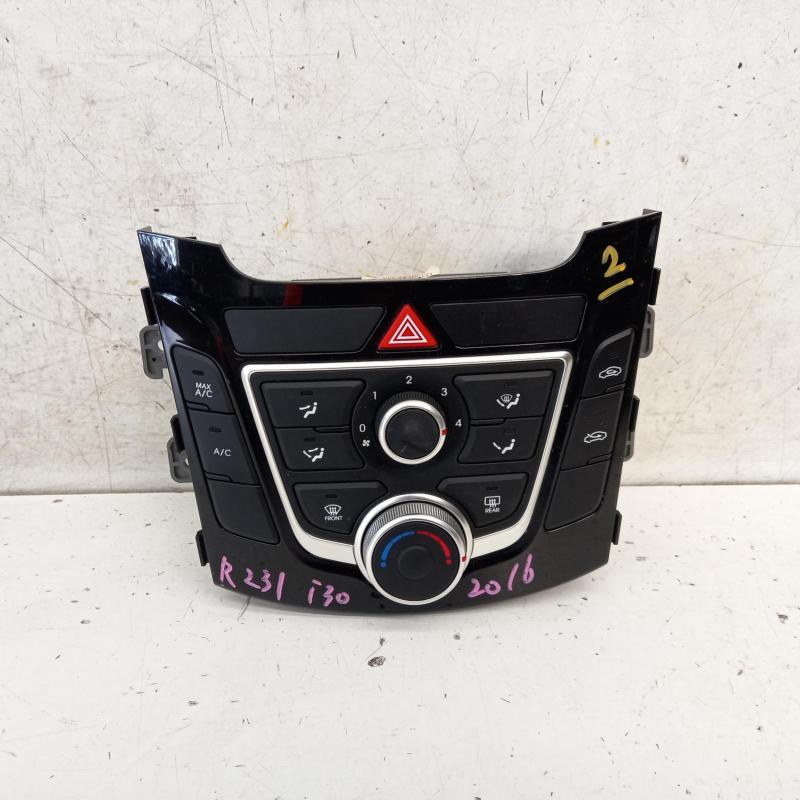 heater/aircon controls