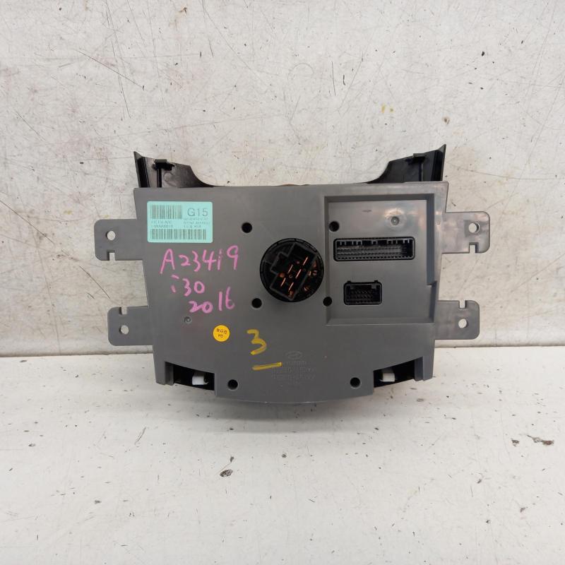 heater/aircon controls