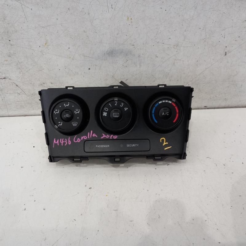 heater/aircon controls