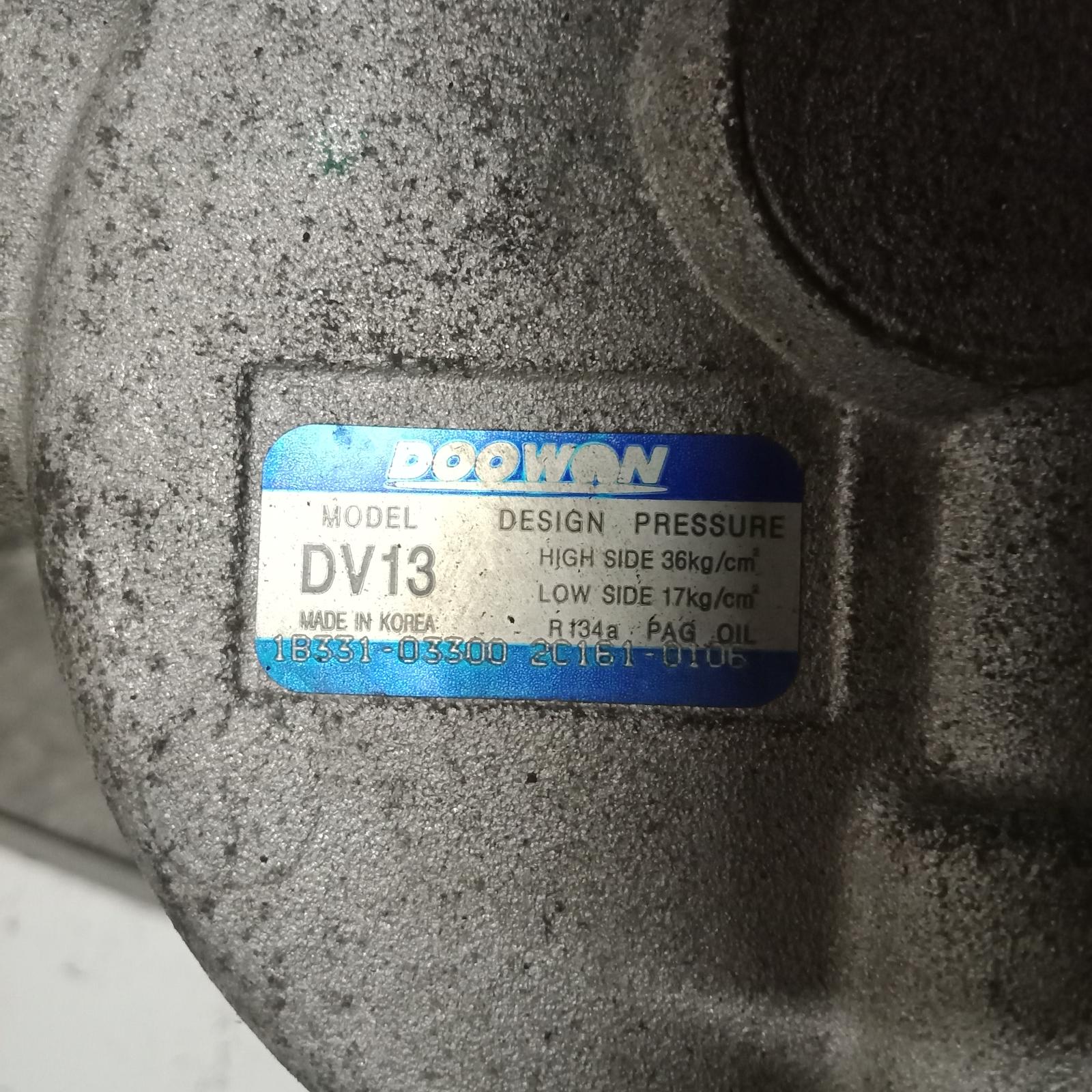 Veloster Aircon Compressor 2011-2014 fs,1.6,g4fd/g4fj,petrol,12/11-02/14 00015702 #380685