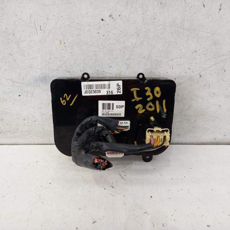 heater/aircon controls